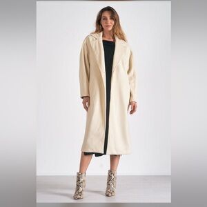 Elan Cream Long Coat